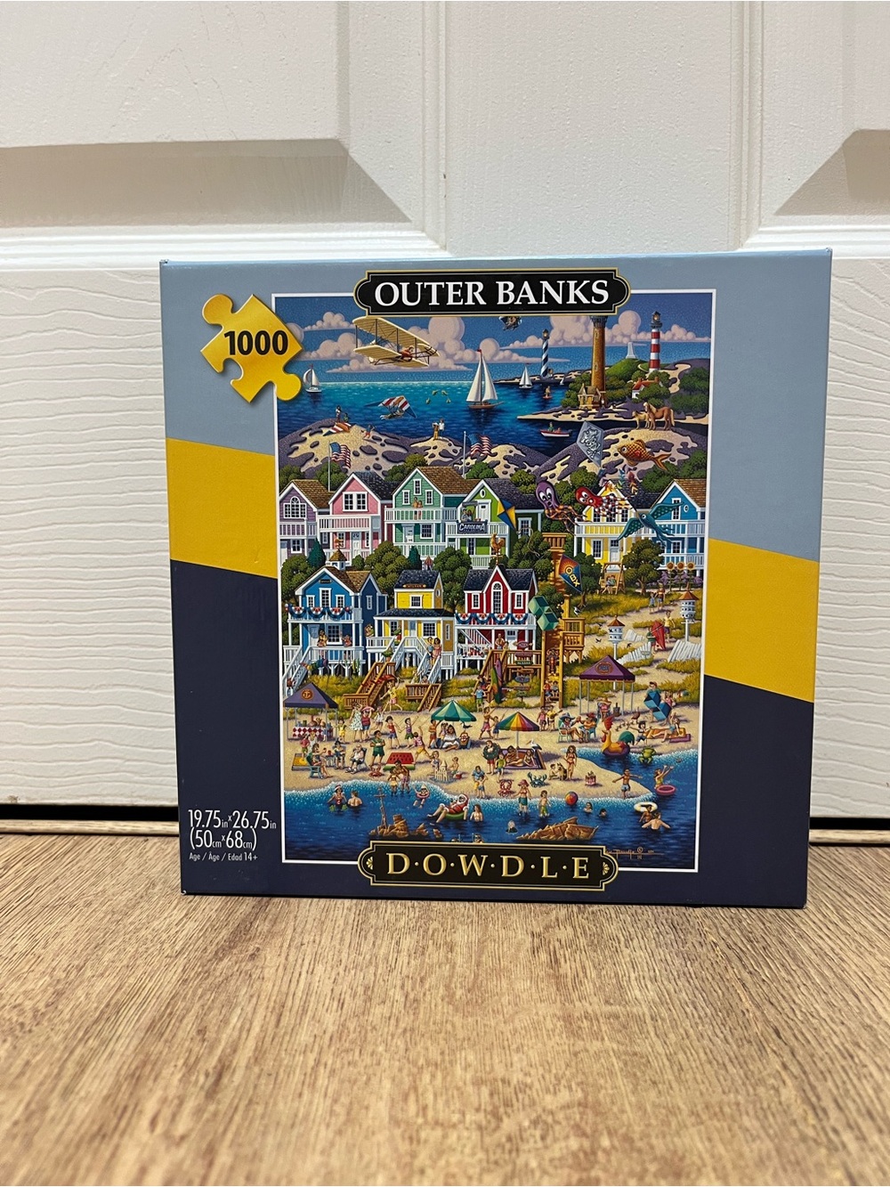 Outer Banks Dowdle 1000-Piece Jigsaw Puzzle - Blue/Yellow